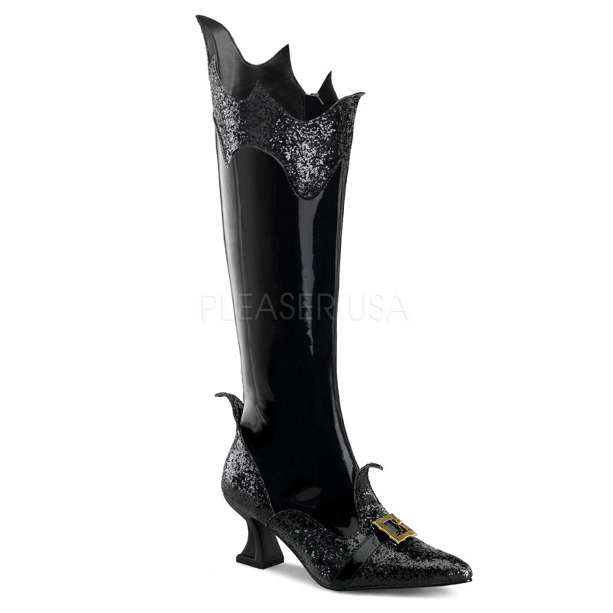 Gothic high hot sale heel boots